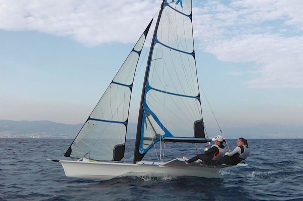 Spain - 49er FX © Mackay Boats http://www.mackayboats.com